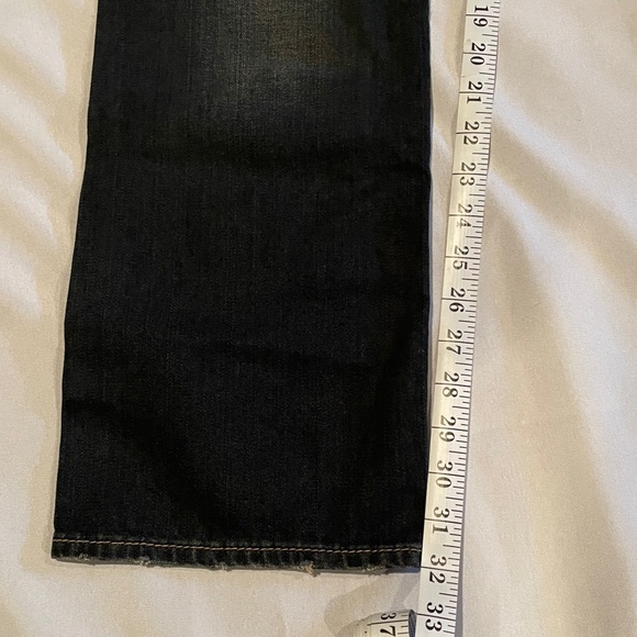 True Religion Men's NWT FEJD DIRTY BARN color Jeans straight flap style #101098 - Picture 13 of 14